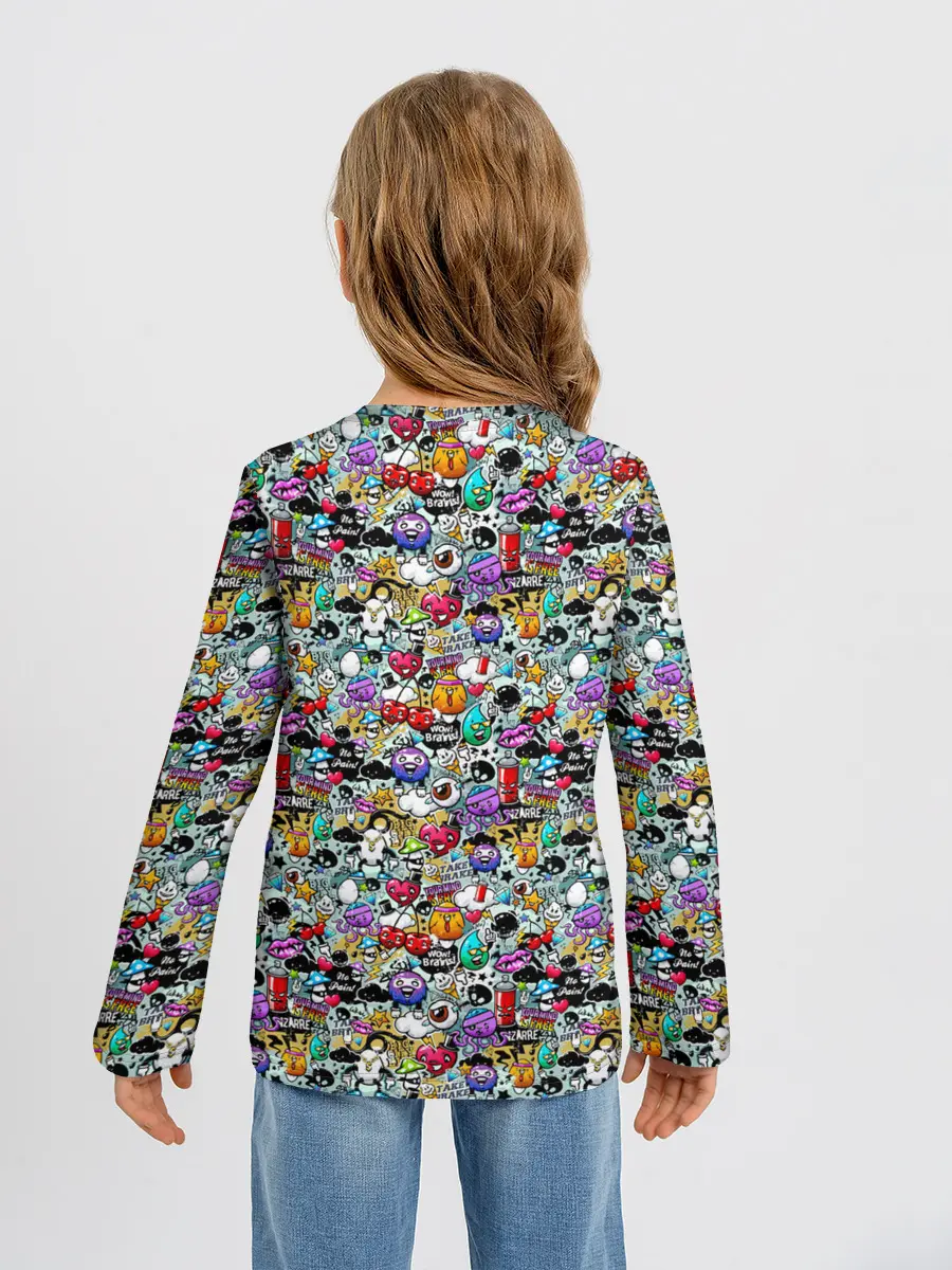 Детский лонгслив / Stickerboom