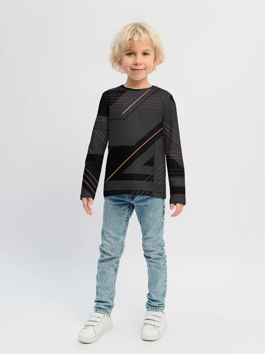 Детский лонгслив / Modern Geometry