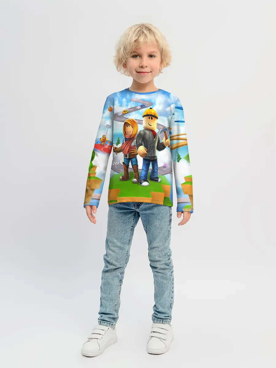 Детский лонгслив / ROBLOX