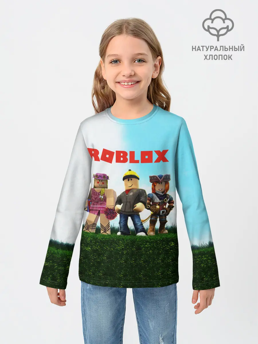 Детский лонгслив / ROBLOX