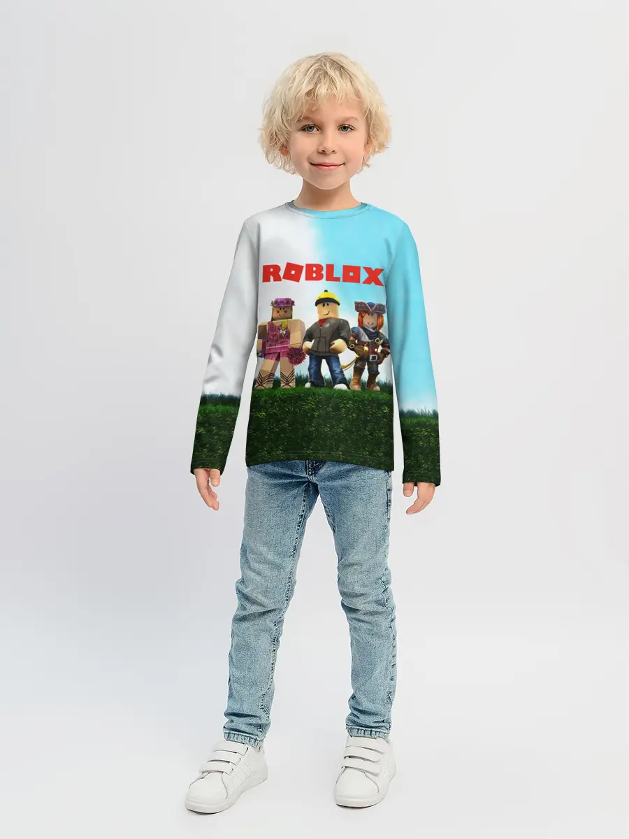 Детский лонгслив / ROBLOX