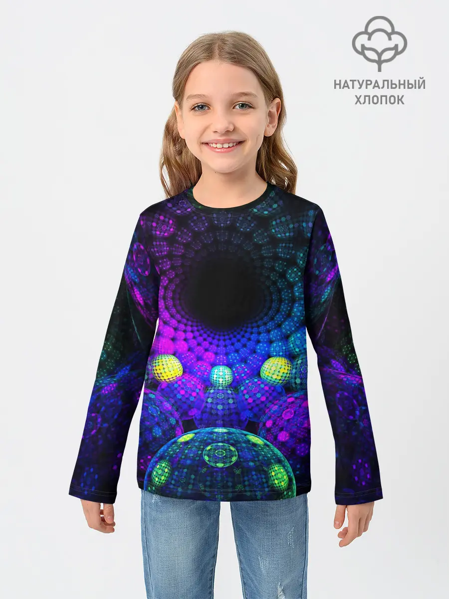 Детский лонгслив / PSY NEON