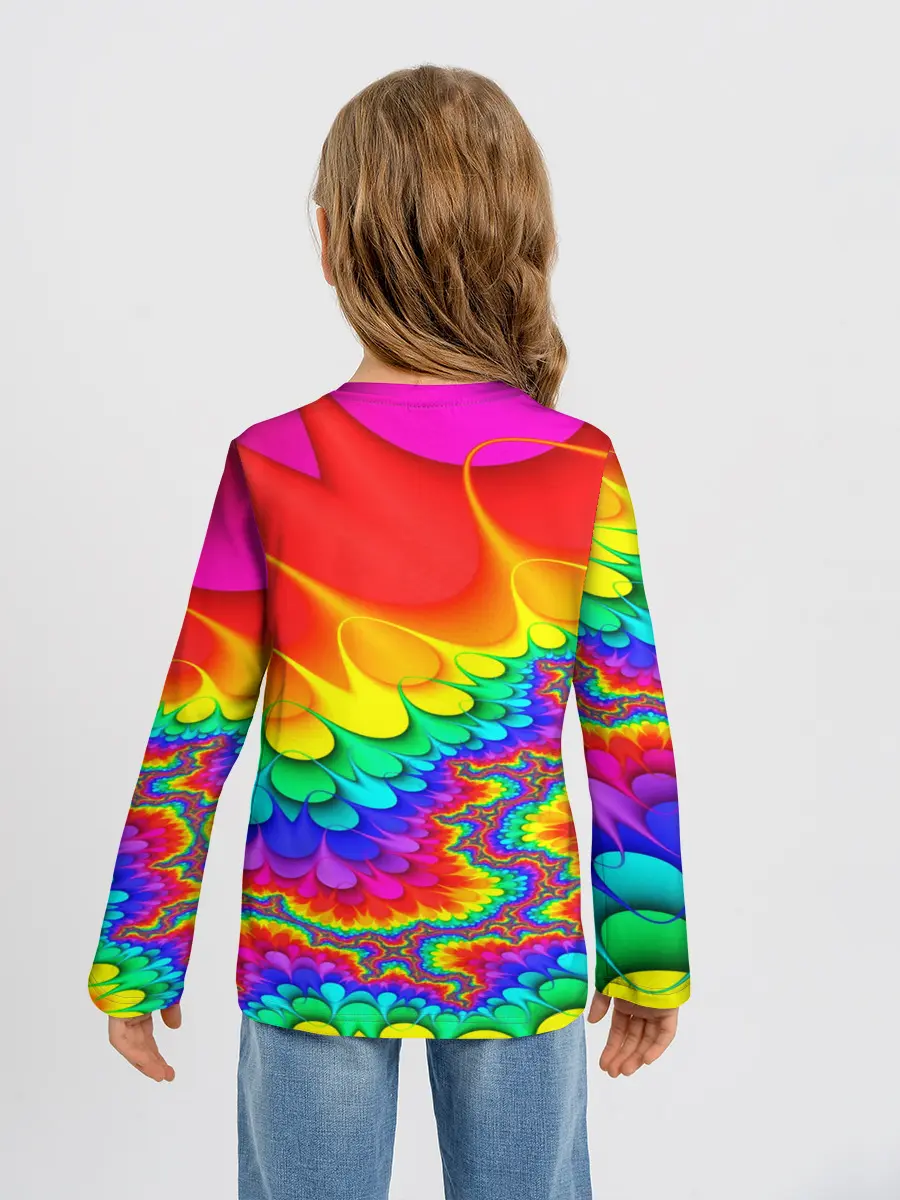Детский лонгслив / TIE-DYE