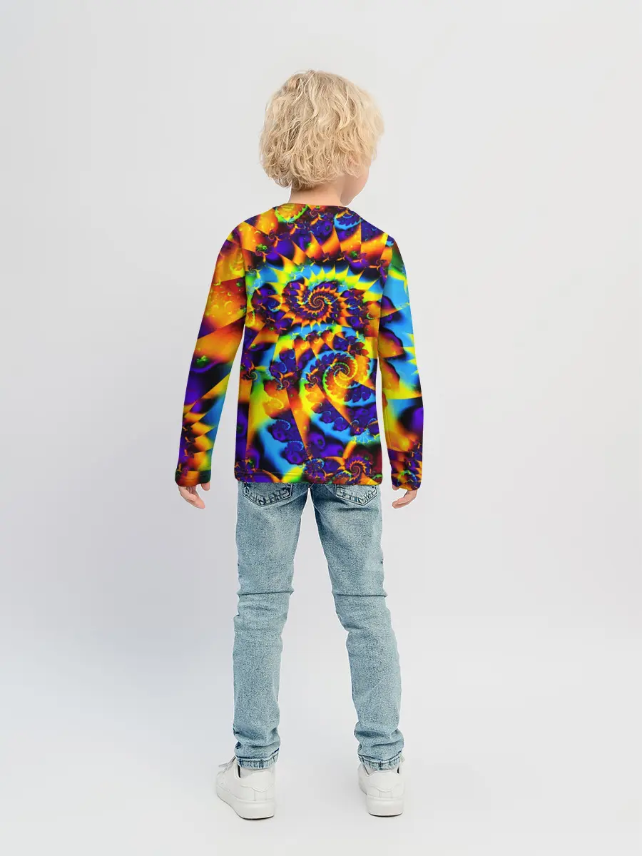 Детский лонгслив / TIE-DYE COLOR
