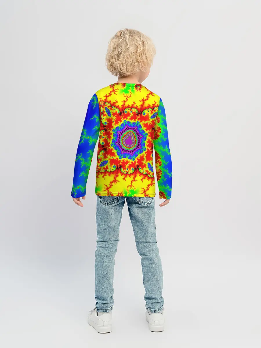 Детский лонгслив / АБСТРАКТНЫЕ РАЗРЫВЫ