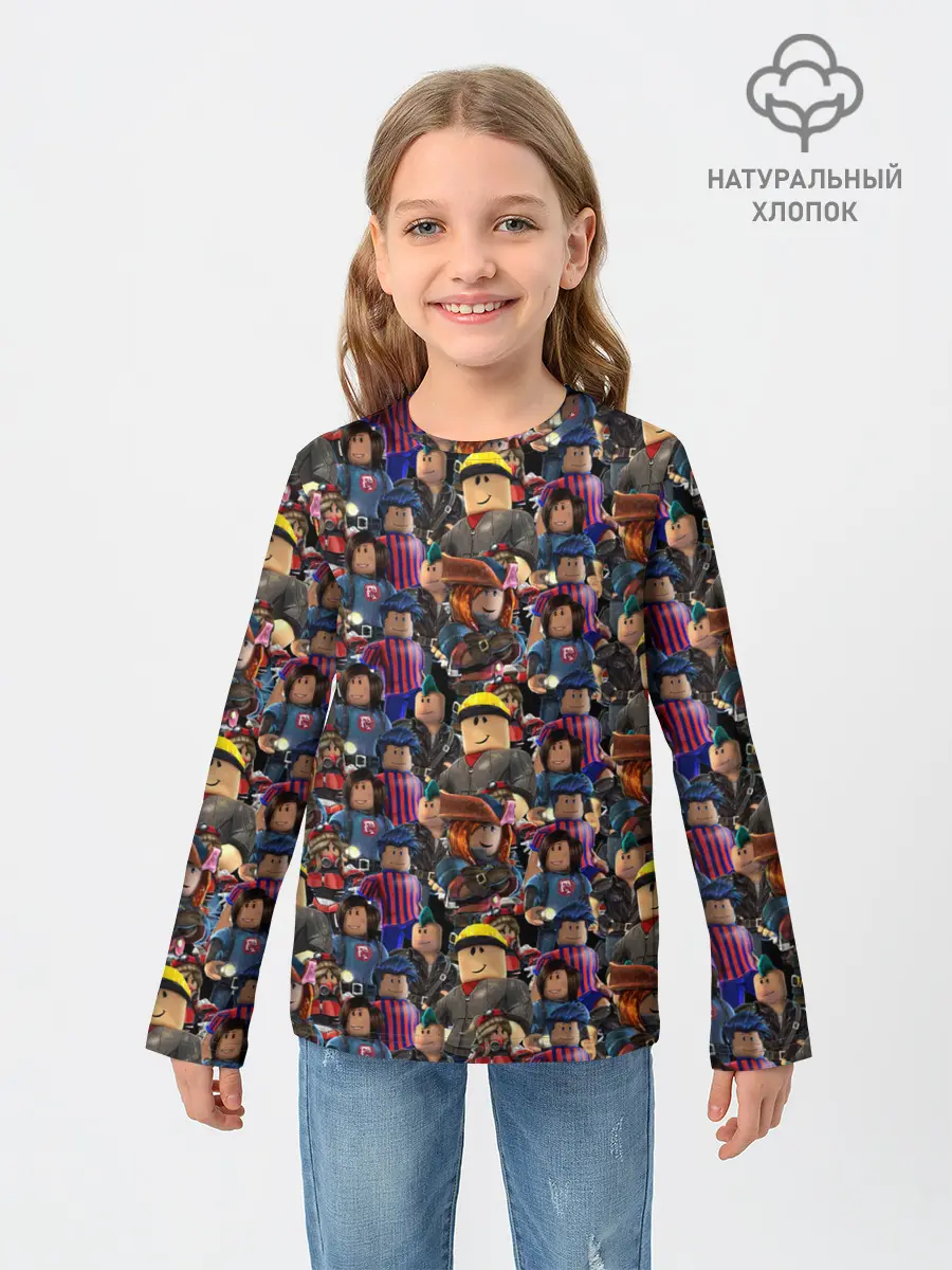 Детский лонгслив / ROBLOX
