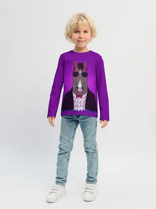 Детский лонгслив / БоДжек Арт 1