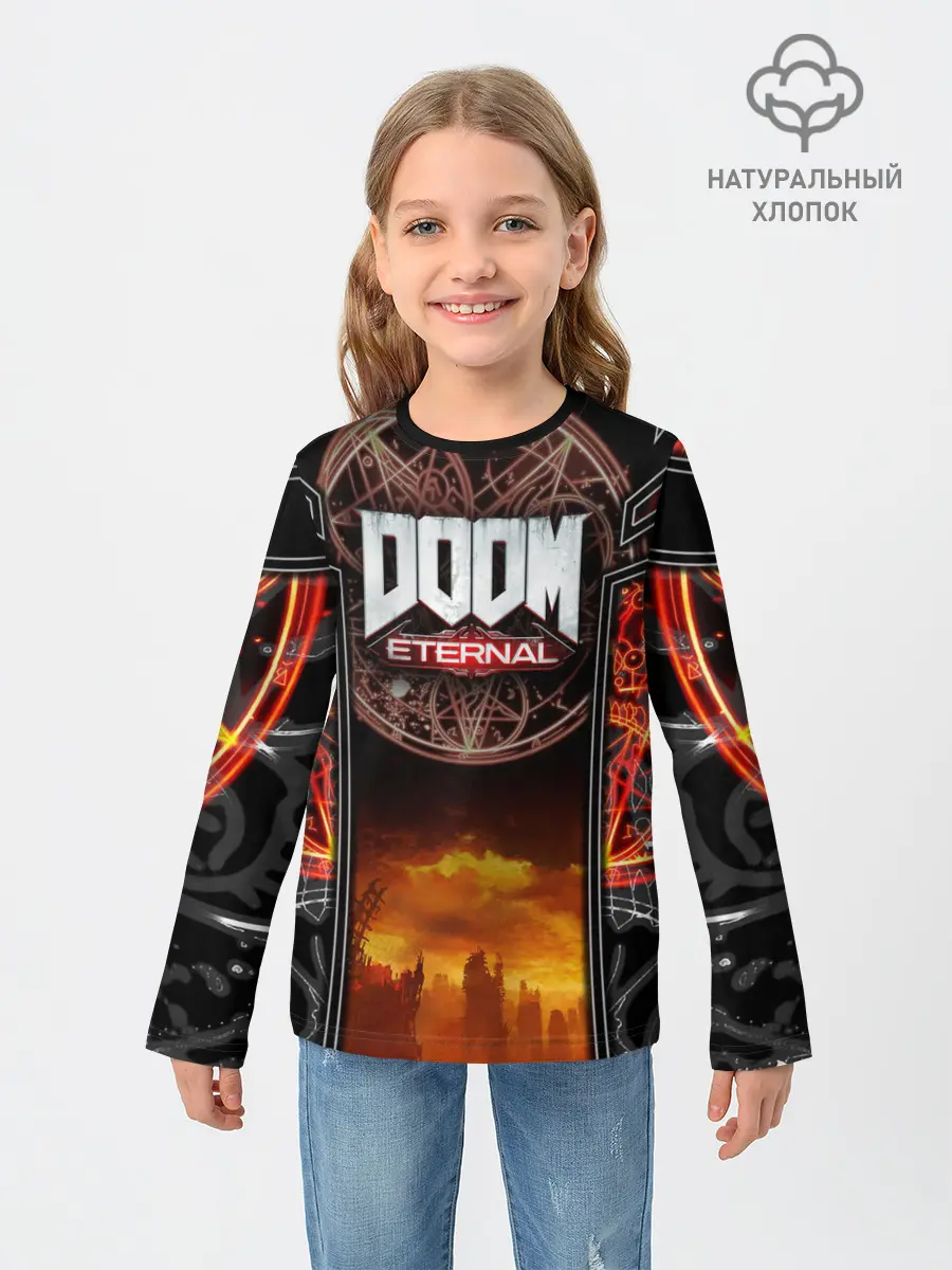 Детский лонгслив / DOOM ETERNAL