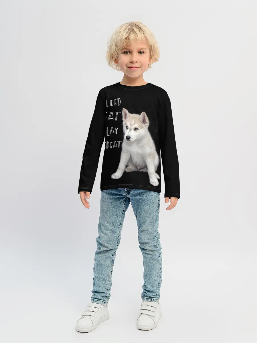 Детский лонгслив / Sleep Eat Play Repeat