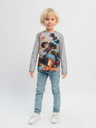 Детский лонгслив / FireForce