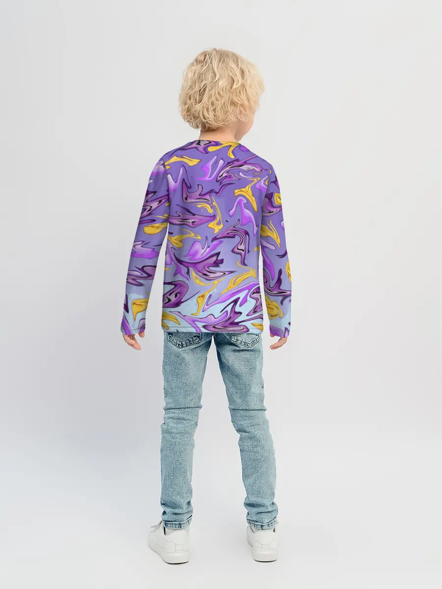Детский лонгслив / Абстракция