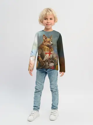 Детский лонгслив / КОРГИ ЛУЧНИК