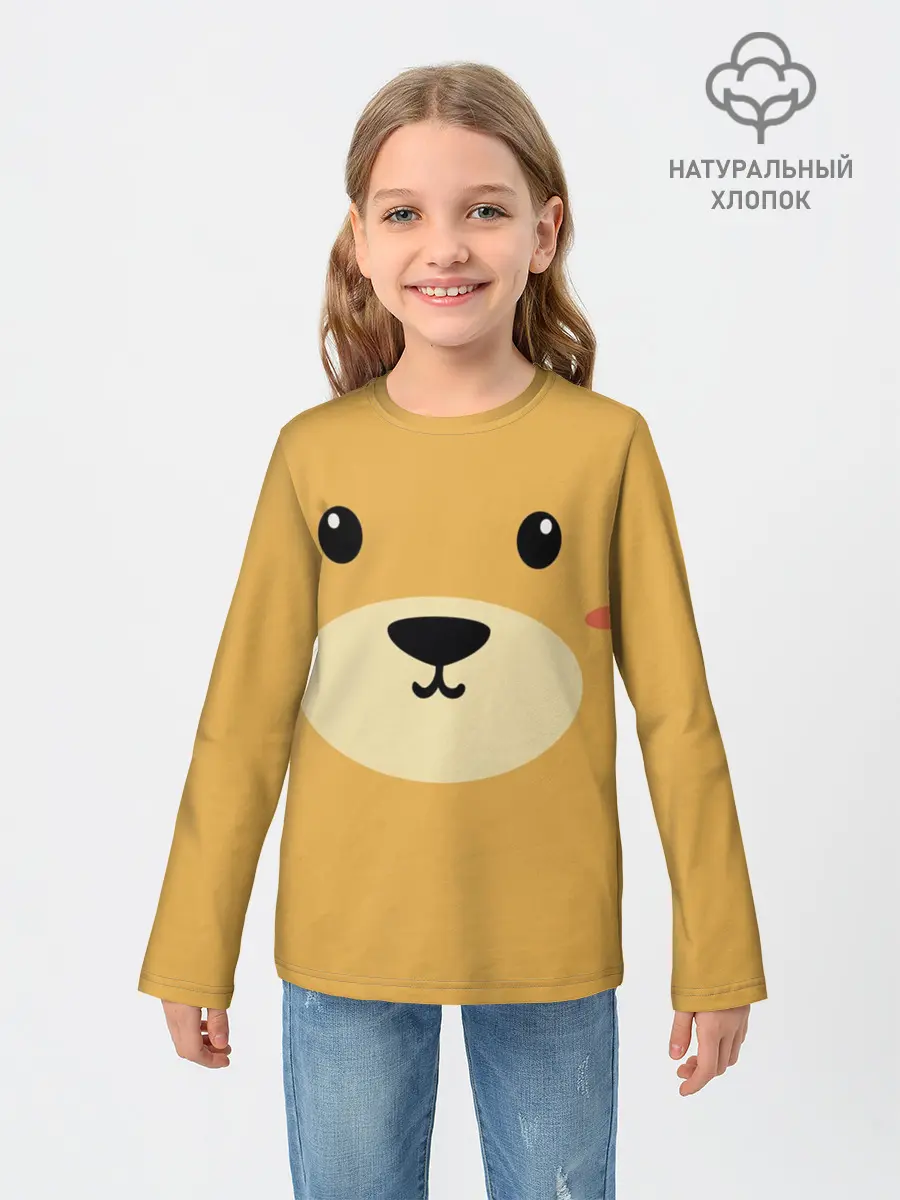 Детский лонгслив / Мишка