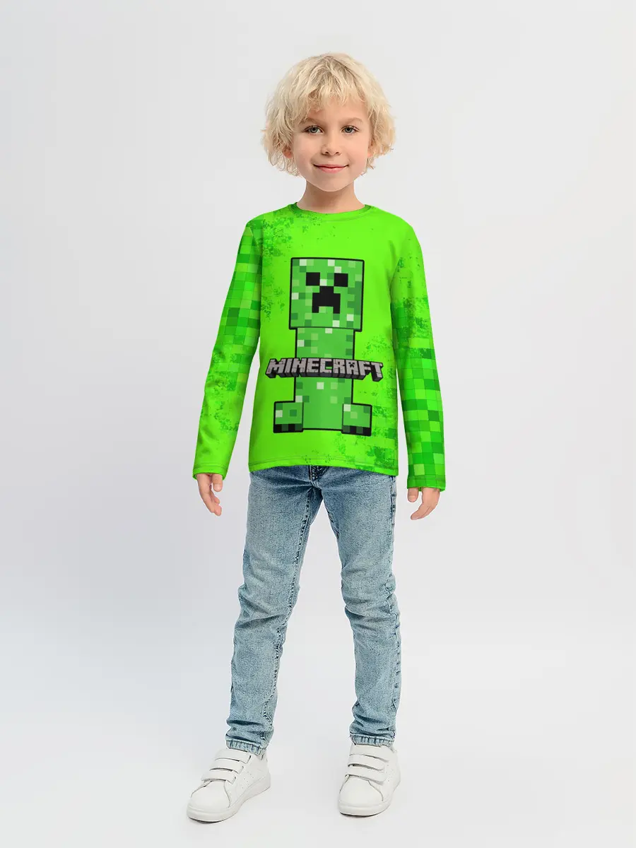 Детский лонгслив / MINECRAFT
