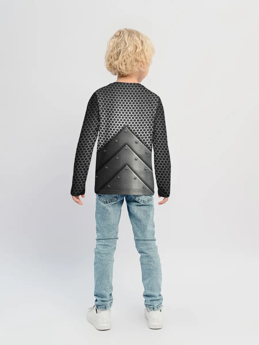 Детский лонгслив / Броня металлическая