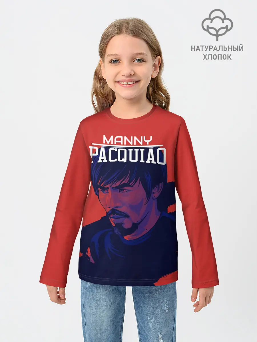 Детский лонгслив / Manny Pacquiao
