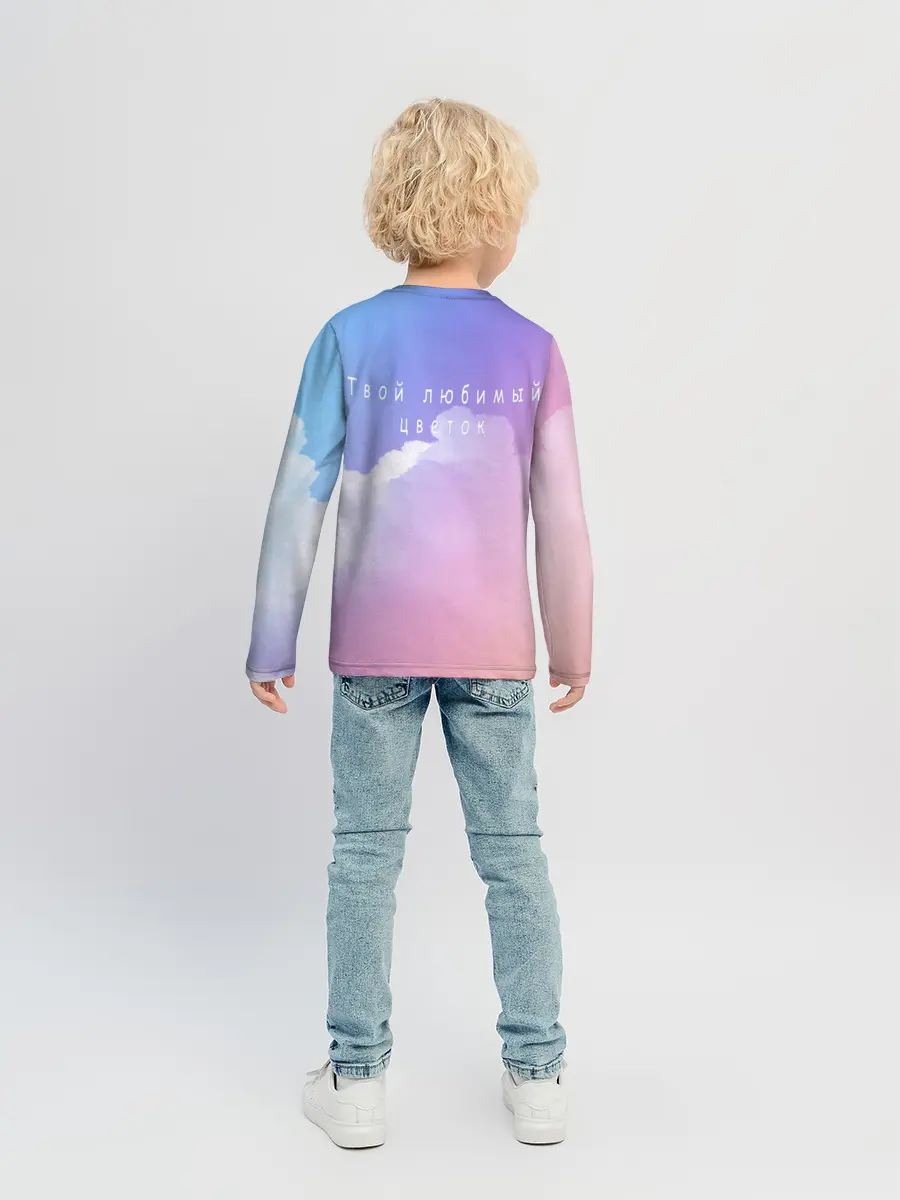 Детский лонгслив / Незабудка | Тима Белорусских
