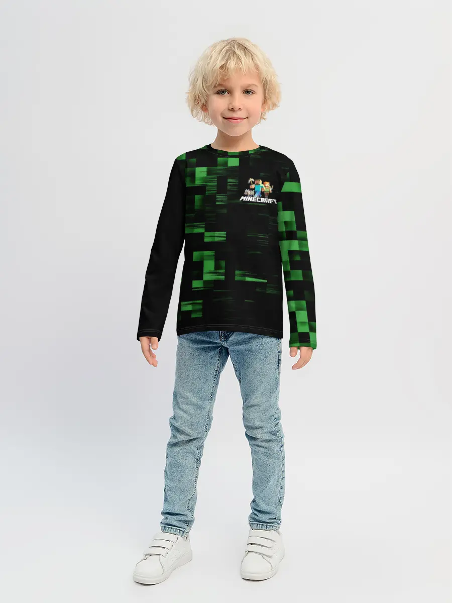 Детский лонгслив / MINECRAFT.