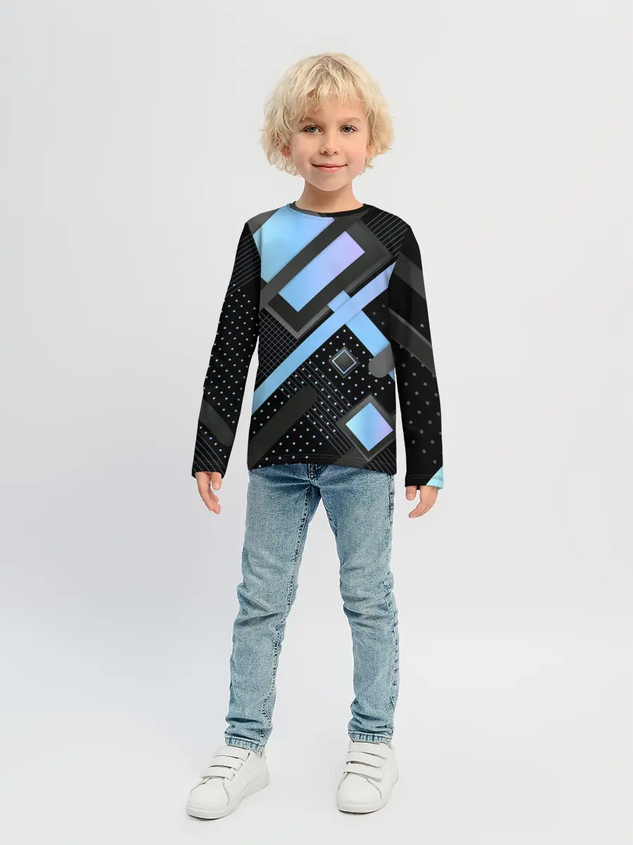 Детский лонгслив / Modern Geometry