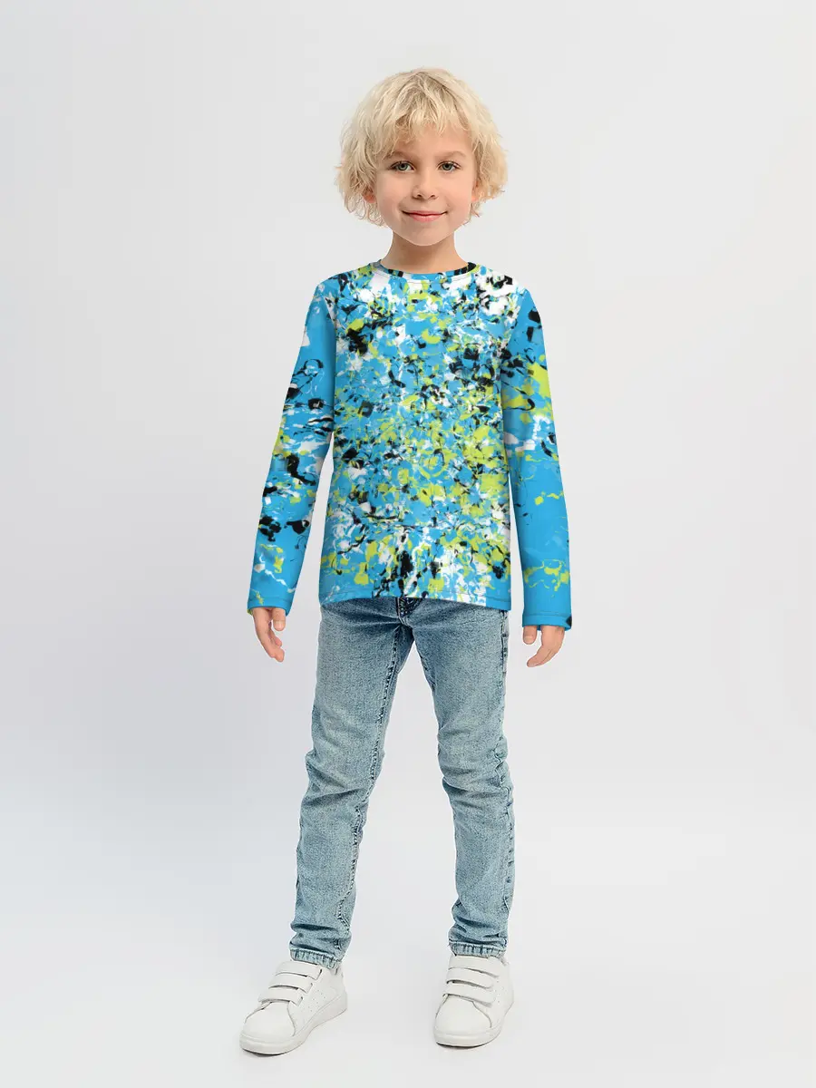 Детский лонгслив / Абстракция