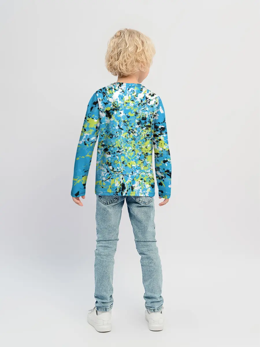 Детский лонгслив / Абстракция