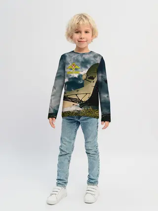 Детский лонгслив / Войска связи