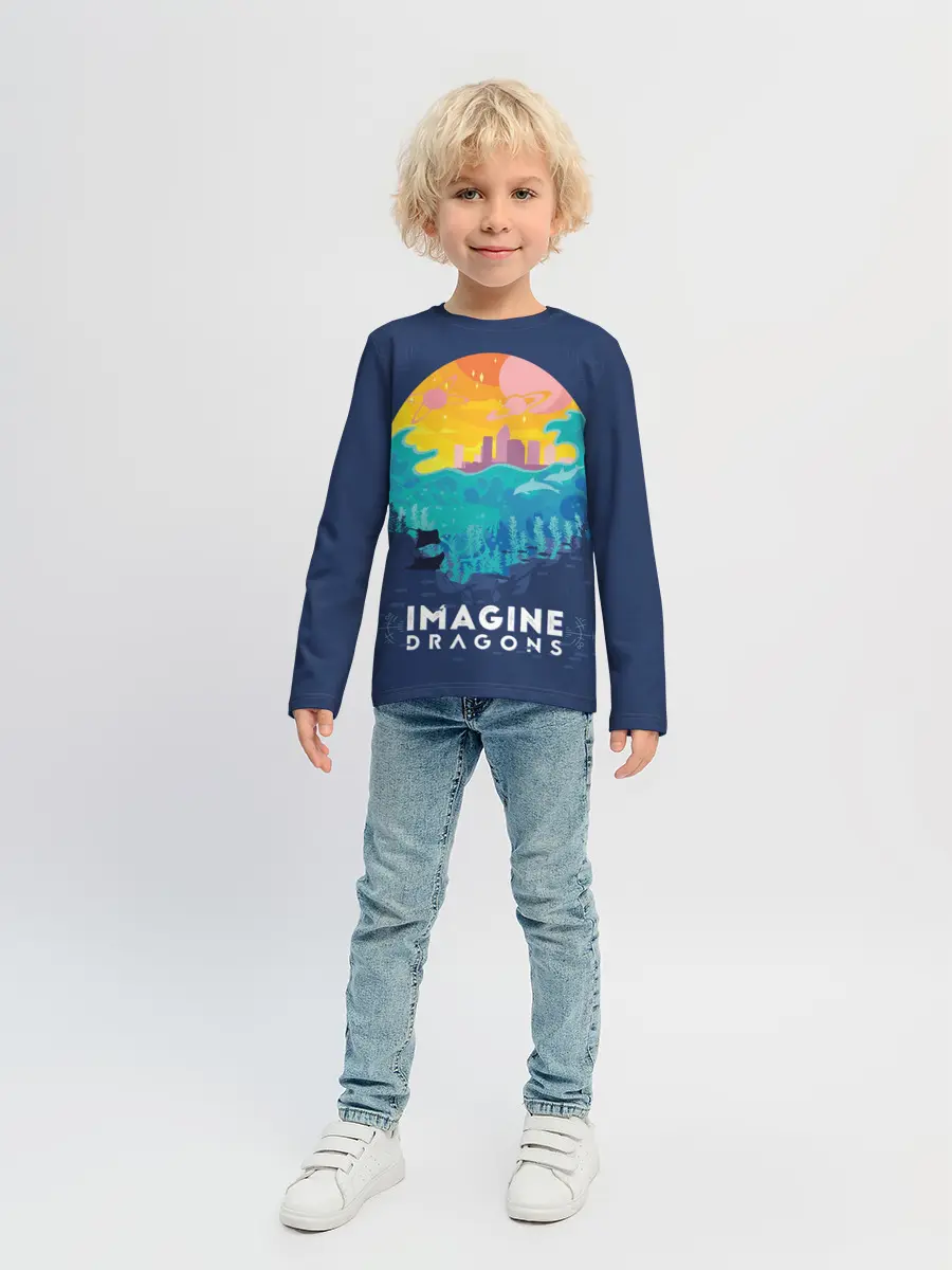 Детский лонгслив / Imagine Dragons