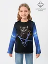 Детский лонгслив / Грозовой кошак