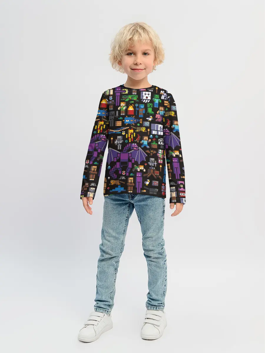 Детский лонгслив / MINECRAFT | МАЙНКРАФТ