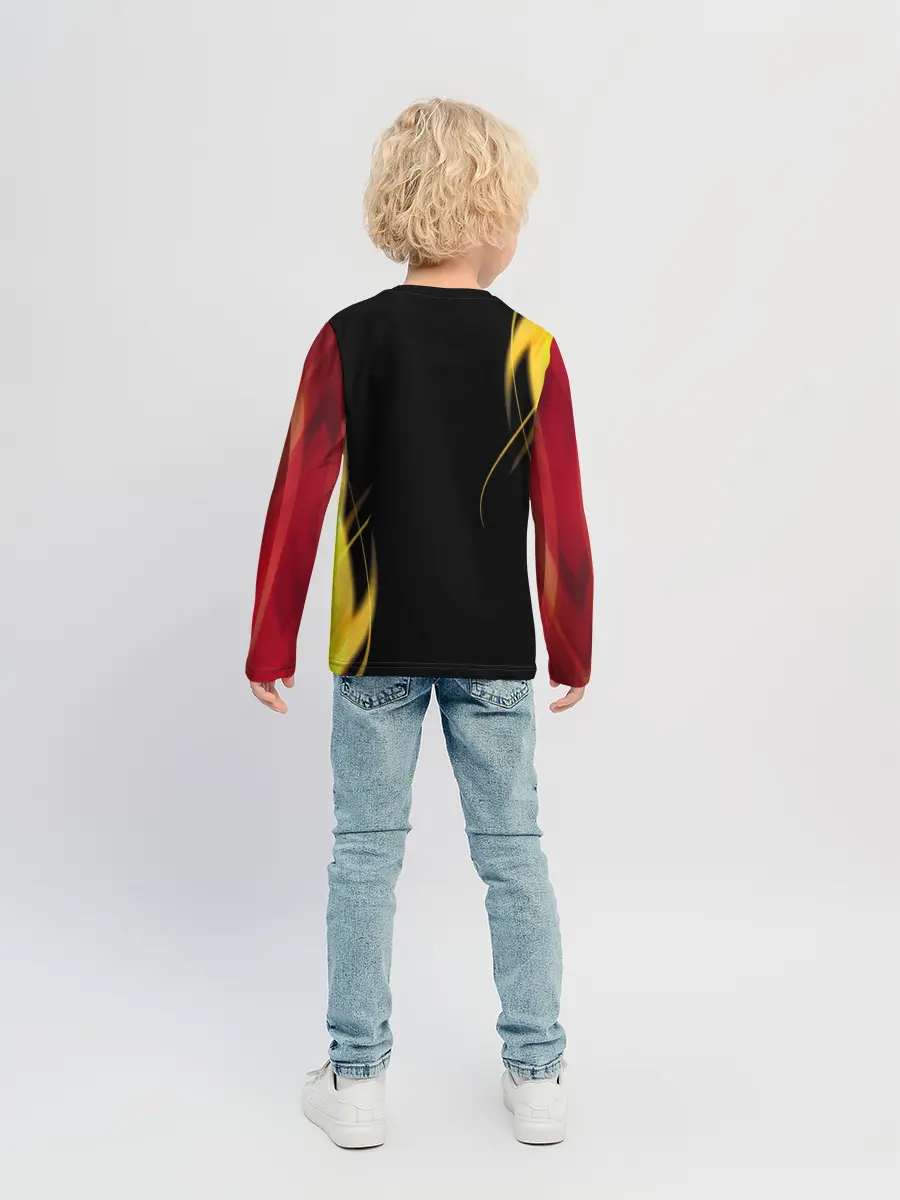 Детский лонгслив / Грозовой кошак