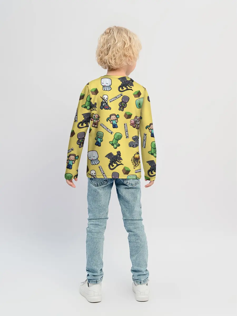 Детский лонгслив / MINECRAFT