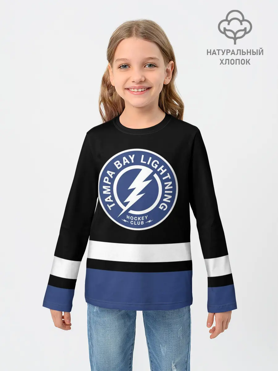 Детский лонгслив / Тампа-Бэй Лайтнинг