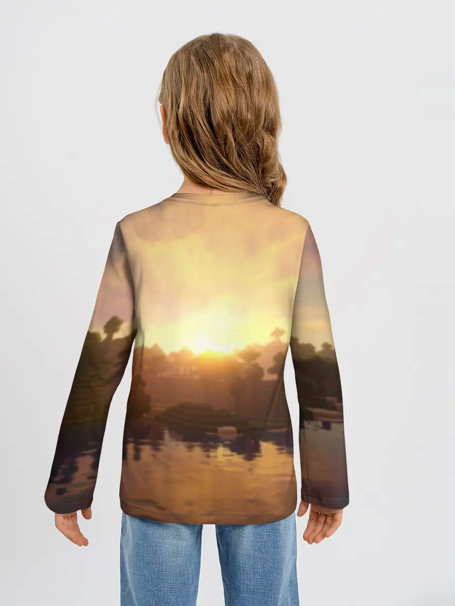 Детский лонгслив / Майнкрафт