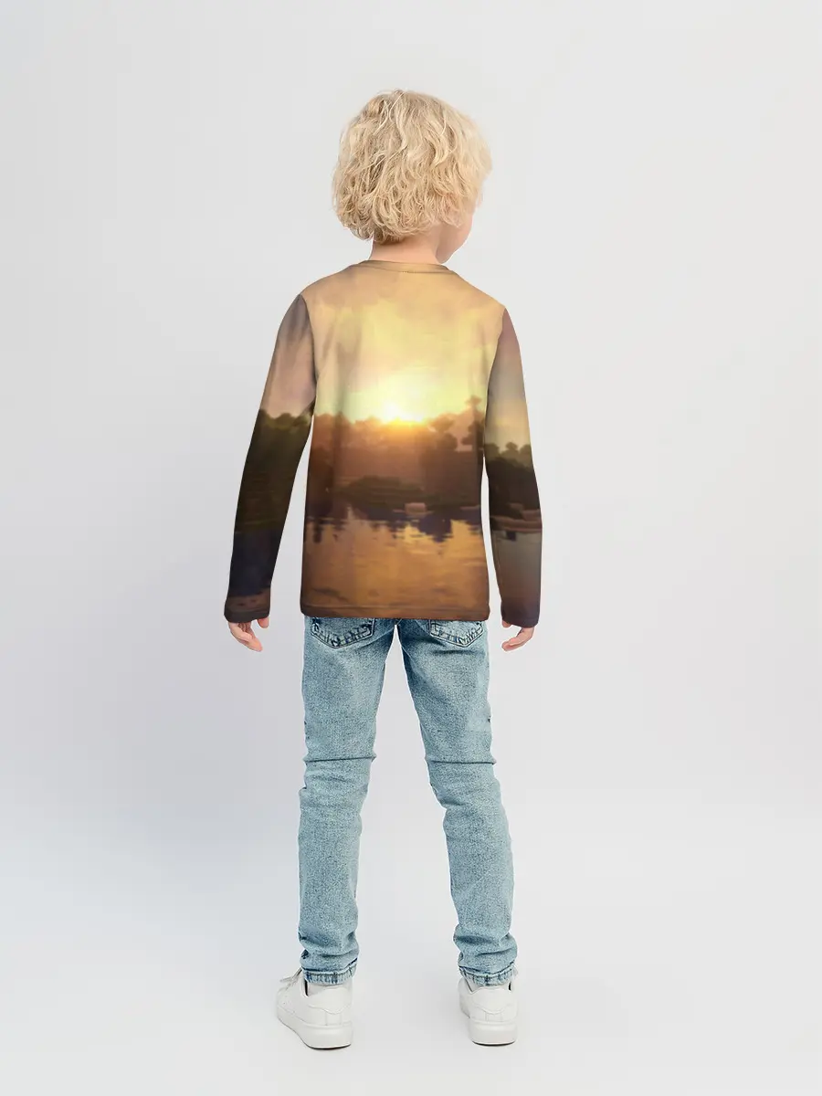 Детский лонгслив / Майнкрафт