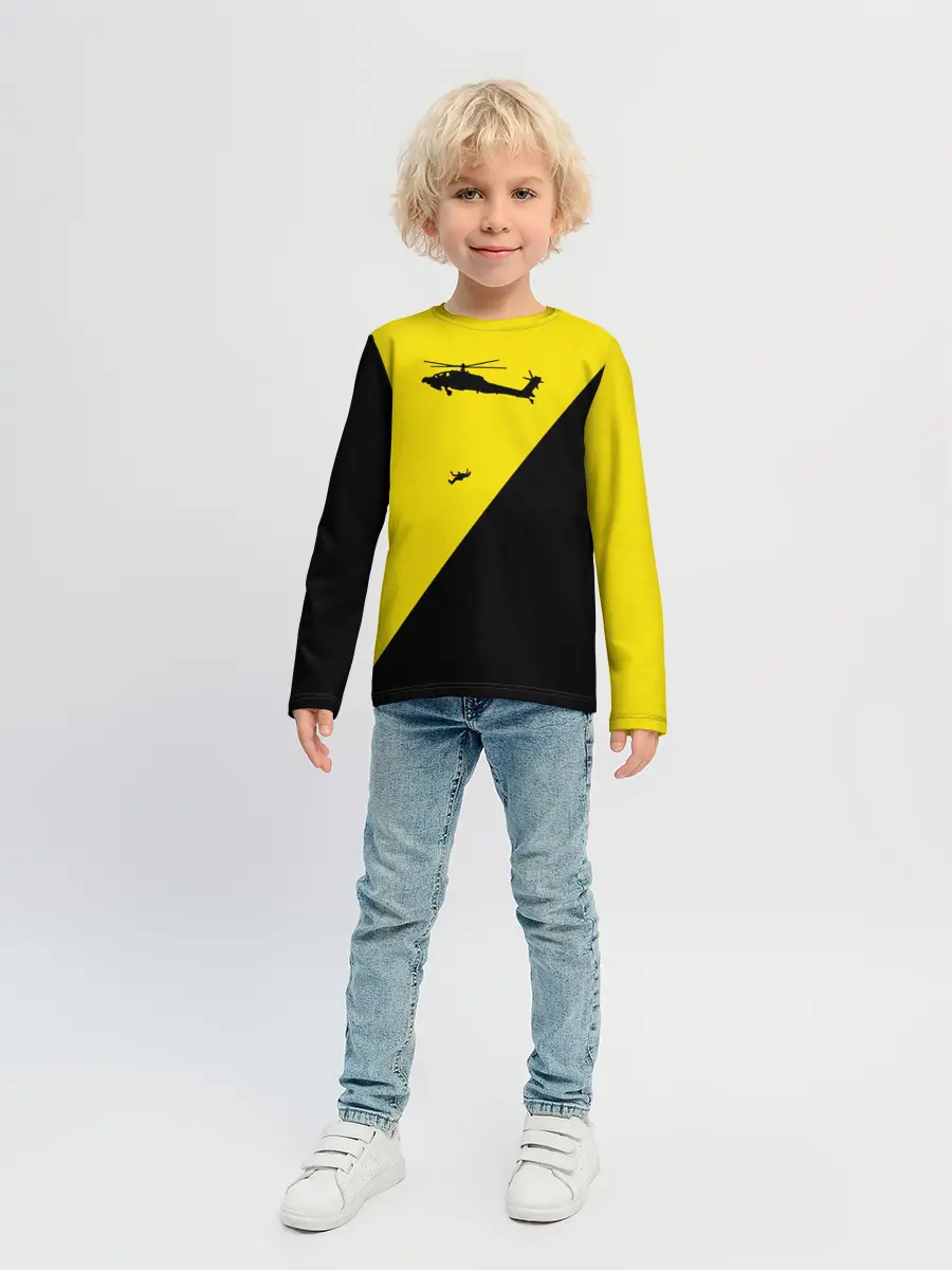 Детский лонгслив / Вертолет Пиночета