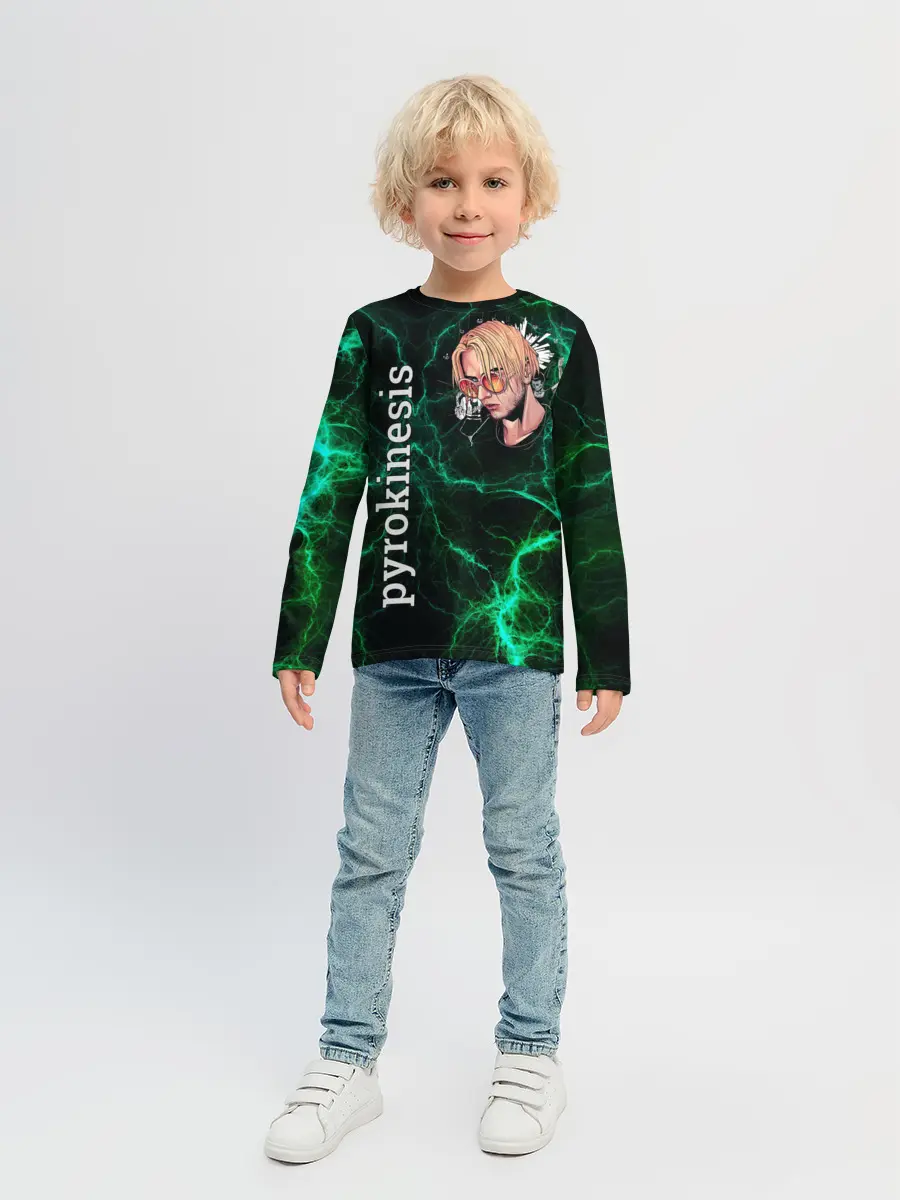 Детский лонгслив / pyrokinesis
