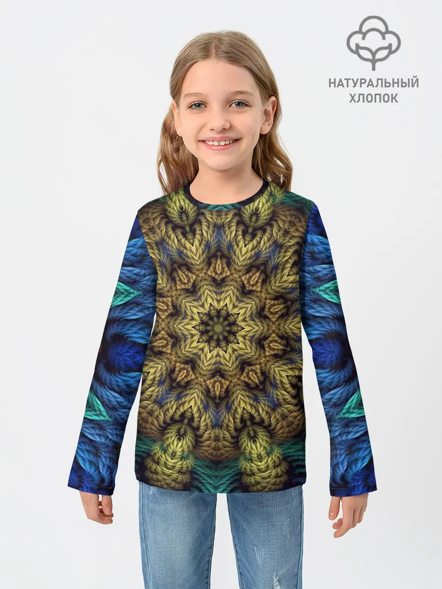 Детский лонгслив / Мандала