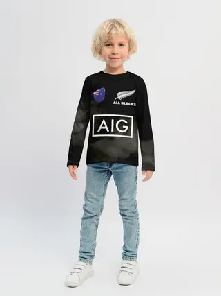 Детский лонгслив / ALL BLACKS