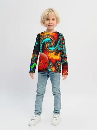 Детский лонгслив / СТОЛКНОВЕНИЕ ПЛАНЕТ