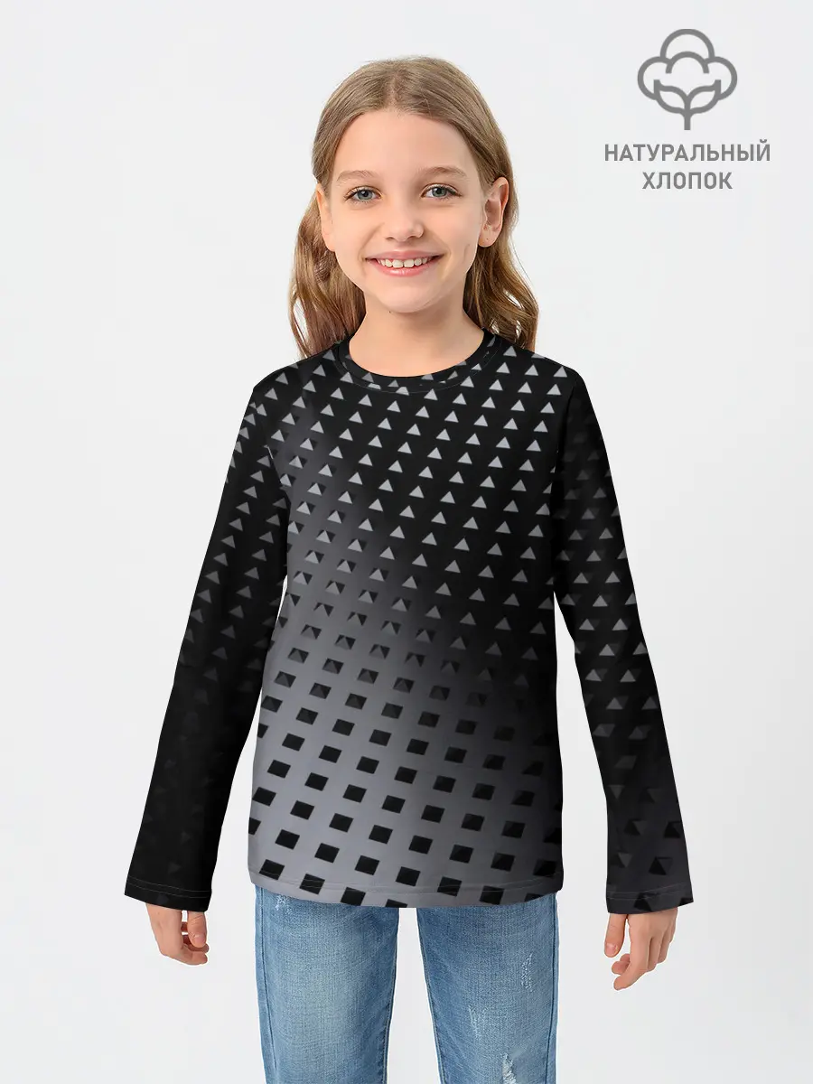 Детский лонгслив / Текстура.