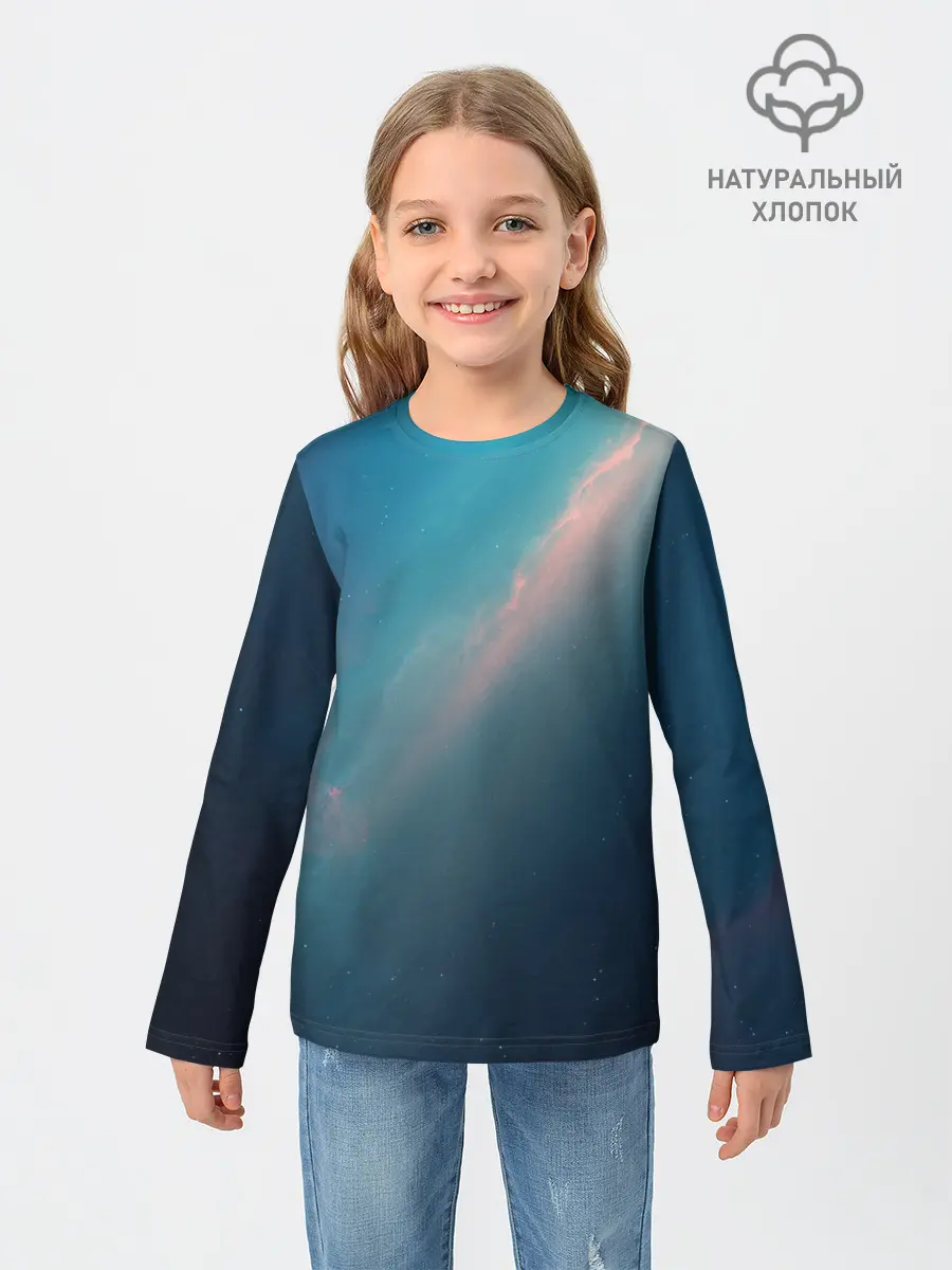 Детский лонгслив / Космос