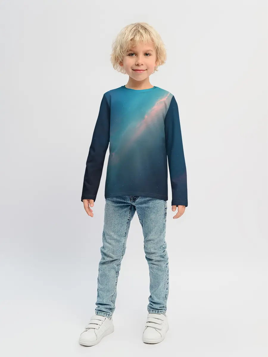 Детский лонгслив / Космос