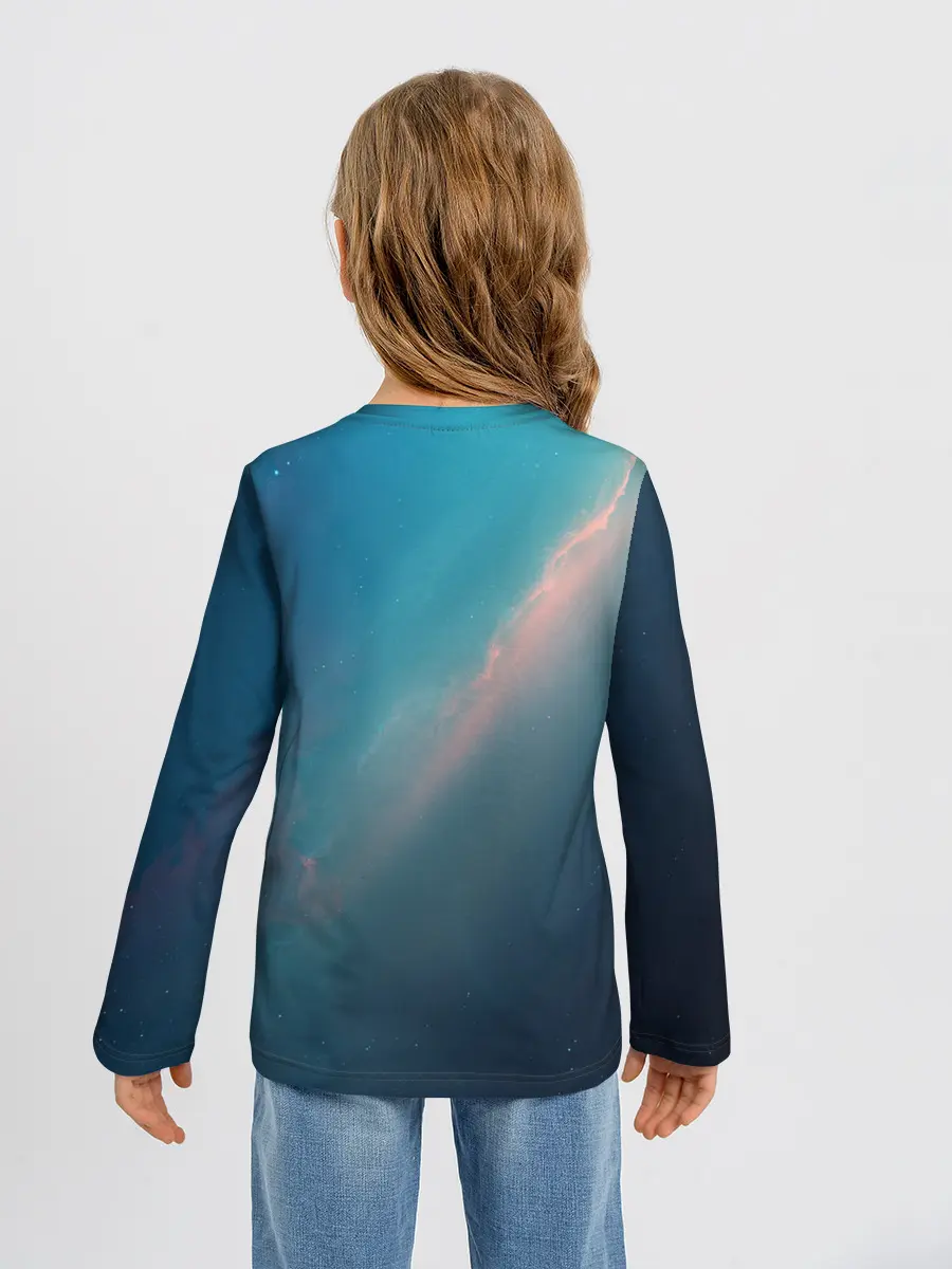 Детский лонгслив / Космос