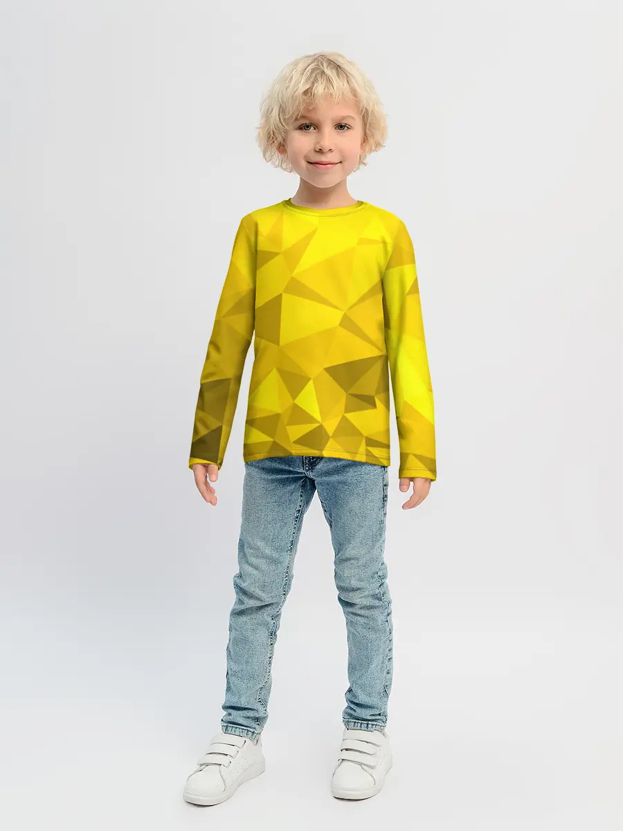 Детский лонгслив / YELLOW ABSTRACT