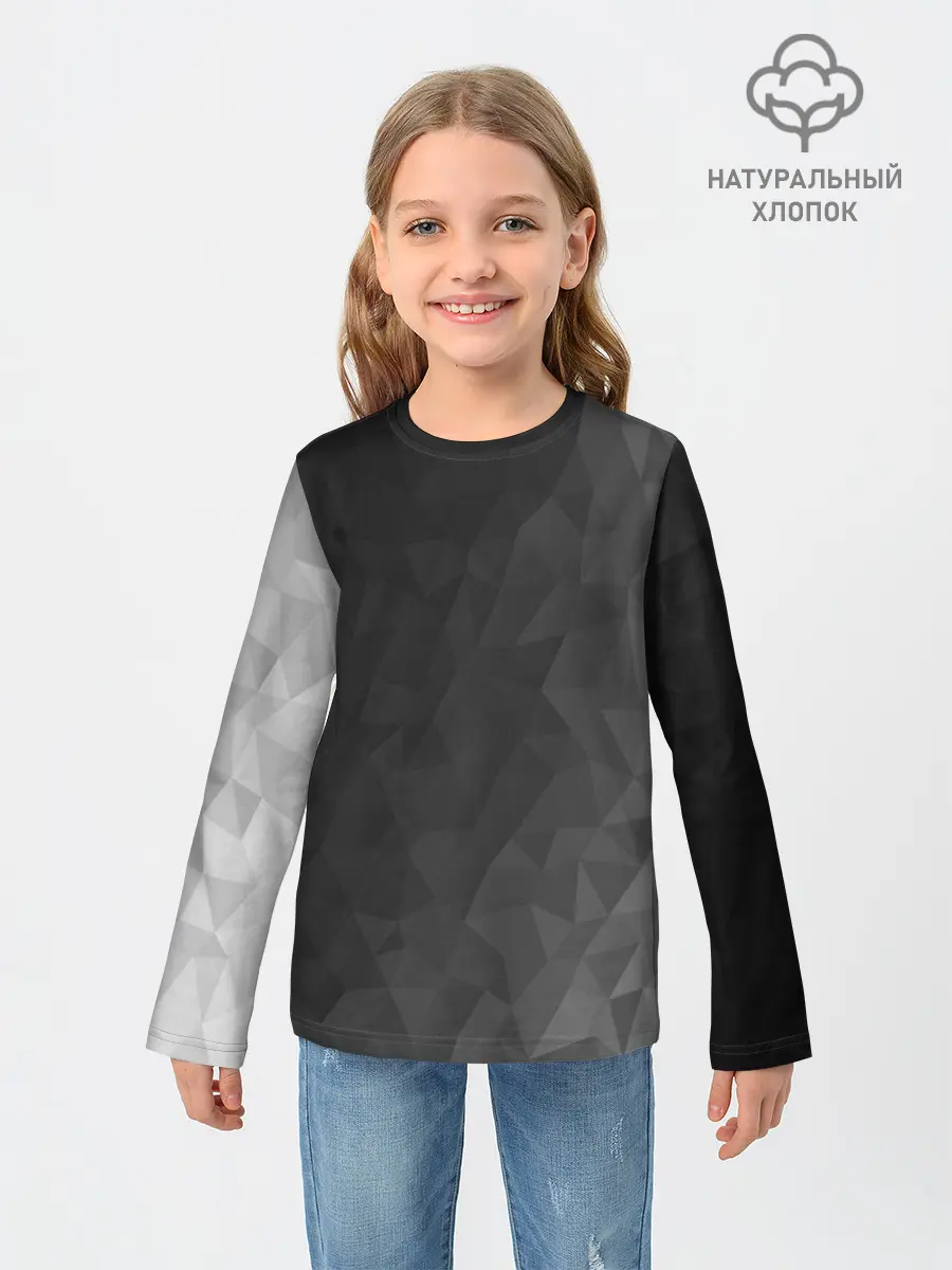 Детский лонгслив / Dark abstraction