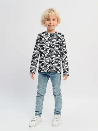 Детский лонгслив / Камуфляж
