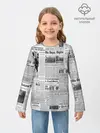 Детский лонгслив / Газета Newspaper