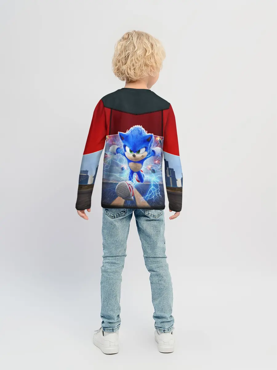 Детский лонгслив / Соник 2020