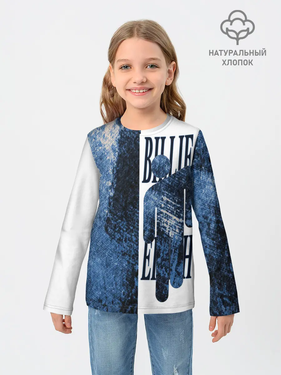 Детский лонгслив / billie eilish