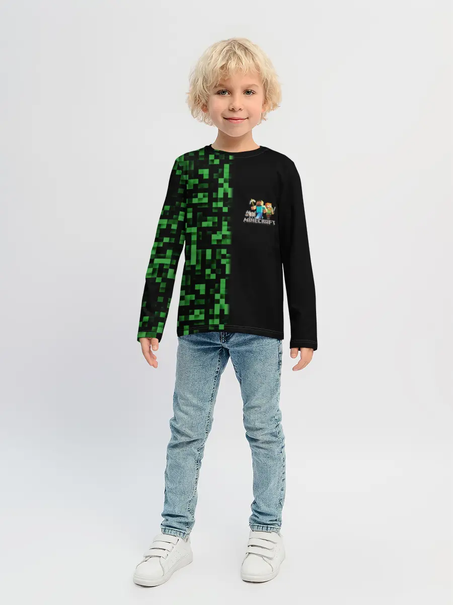 Детский лонгслив / MINECRAFT